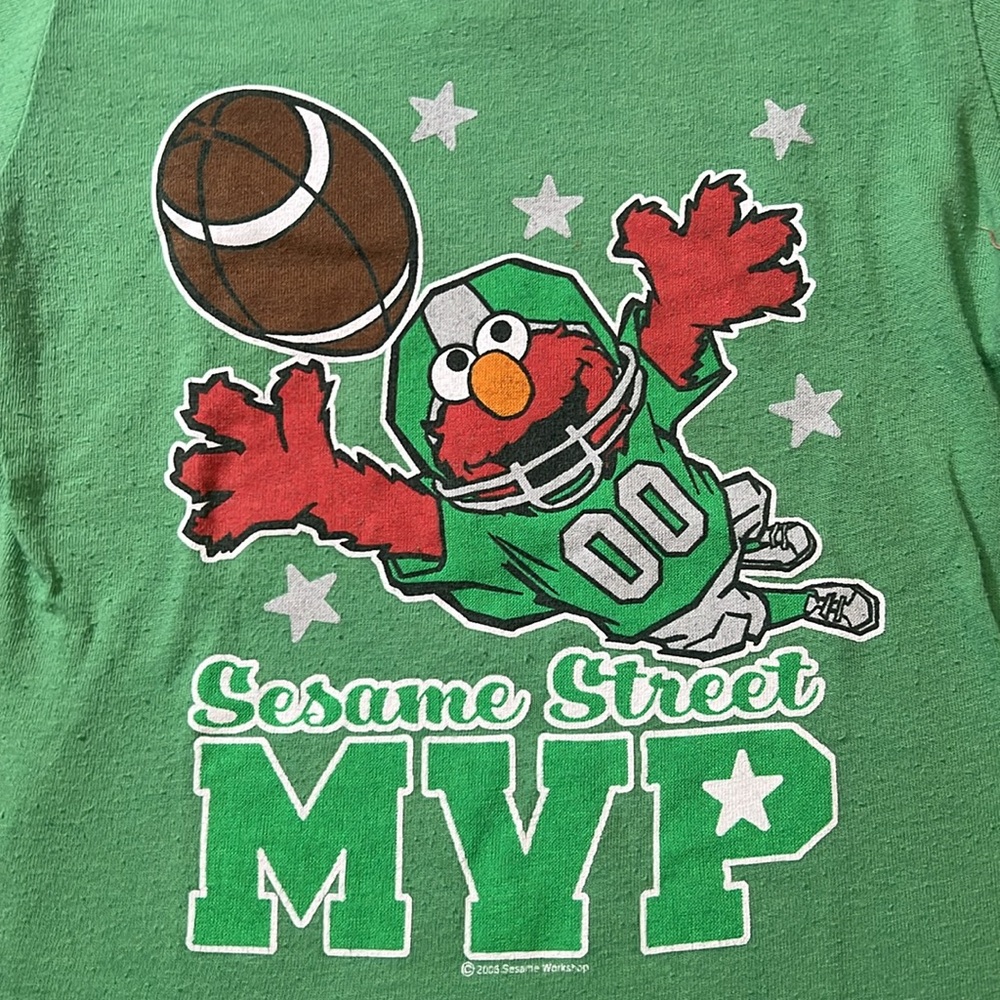 Sesame Street Football Elmo shirt by Coastal Concepts Size 12M - Picture 3 of 5